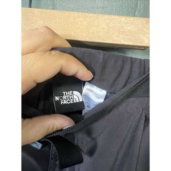 The North Face Pants Mens Large Black Belted Nylon Hiking Performance - Picture 2 of 5